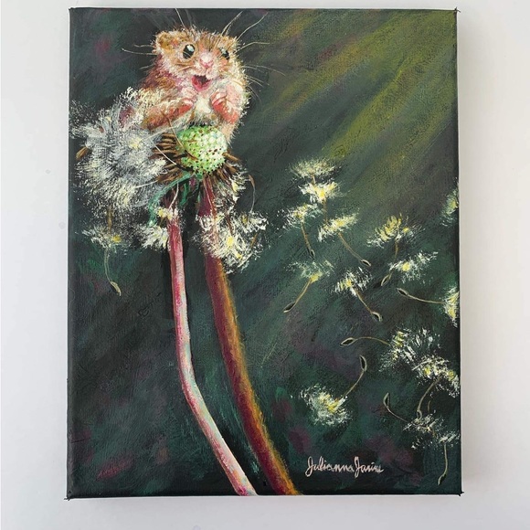 ❤️SOLD❤️Super cute original hamster painting! - Picture 1 of 1